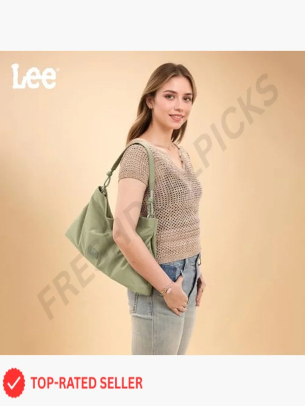 Slouchy Hobo Bag Lightweight Nylon Convertible Crossbody Shoulder Tote Casual